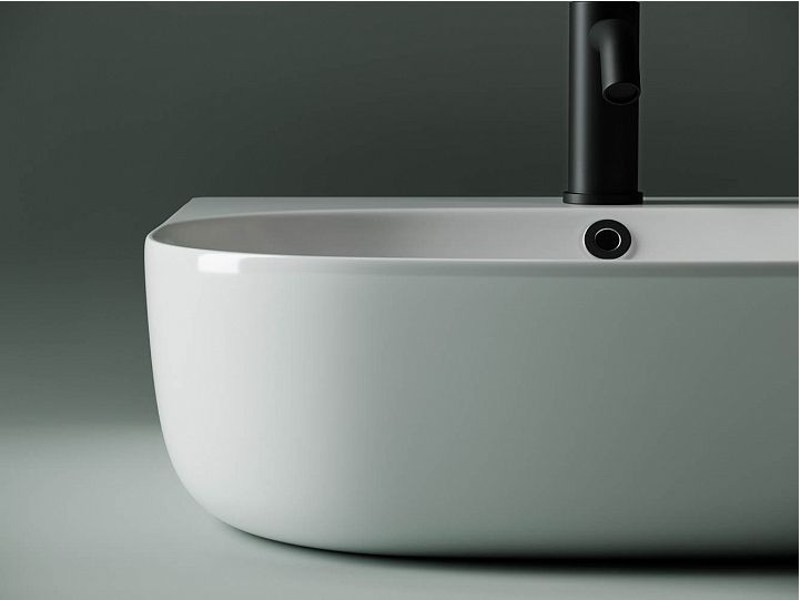 Умывальник CERAMICANOVA Element накладной прямоугольный пристенный CN5011 Умывальник CERAMICANOVA Element накладной прямоугольный пристенный CN5011