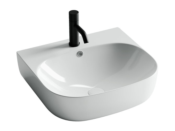 Умывальник CERAMICANOVA Element накладной прямоугольный пристенный CN5011 Умывальник CERAMICANOVA Element накладной прямоугольный пристенный CN5011