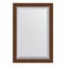 Зеркало EVOFORM  EXCLUSIVE BY 1177 62x92 орех 65 мм с фацетом в багетной раме