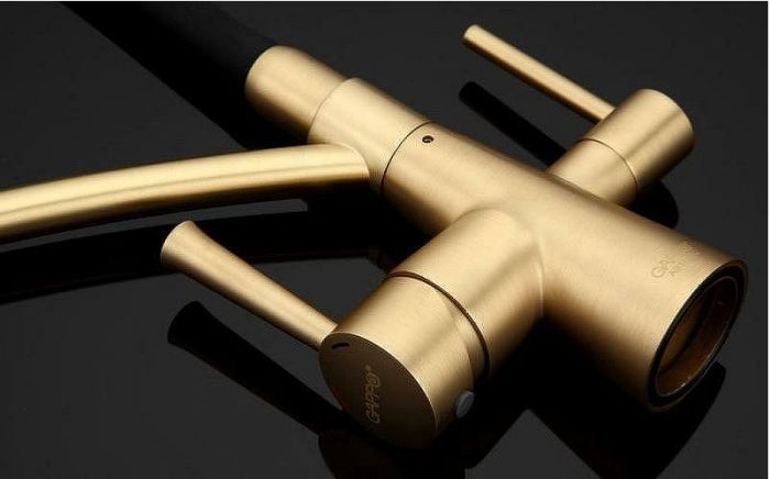 Смеситель для кухни Gappo G4398-1 Бронза Черный