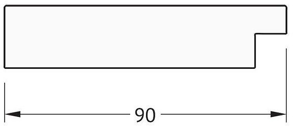 Зеркало Evoform Octagon 71х71 BY 7357 в багетной раме - Бронзовая лава 90