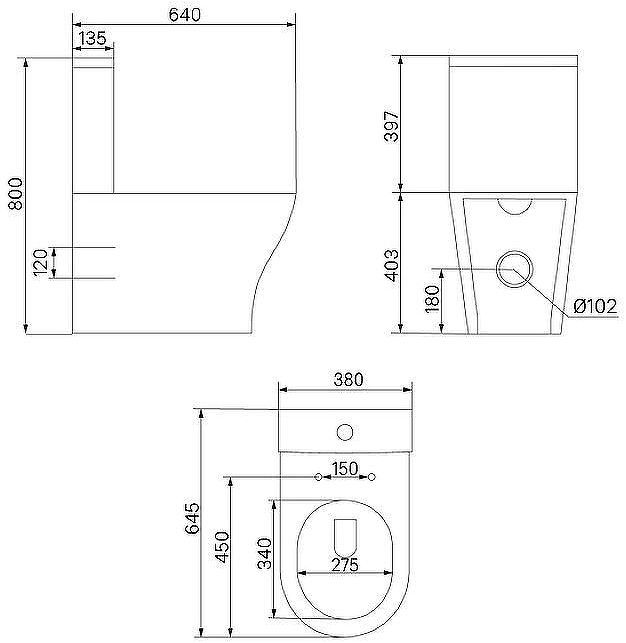 Унитаз компакт Iddis Stone STNRDSEi24 с бачком и сиденьем Микролифт
