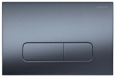 Клавиша смыва Aquatek KDI-0000034 цвет Оружейная сталь матовая