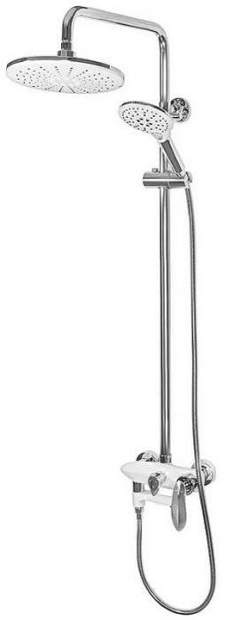 Душевая система Grocenberg GB7001WC Белая Хром