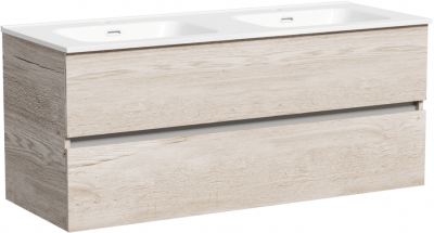 Тумба подвесная SANCOS под раковину Urban дуб галифакс натуральный, 1190х450х550, UR120-2EG