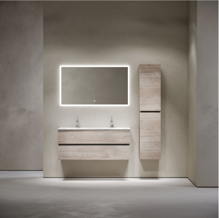 Тумба подвесная SANCOS под раковину Urban дуб галифакс натуральный, 1190х450х550, UR120-2EG