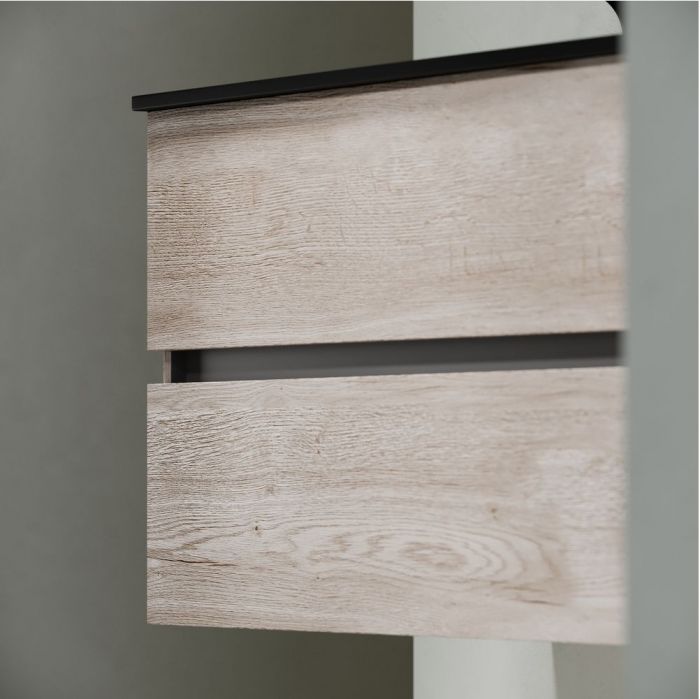 Тумба подвесная SANCOS под раковину Urban дуб галифакс натуральный, 1190х450х550, UR120-2EG