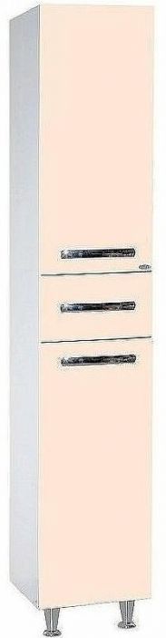 Шкаф пенал Bellezza Рокко 35 4623704090076 Бежевый Белый