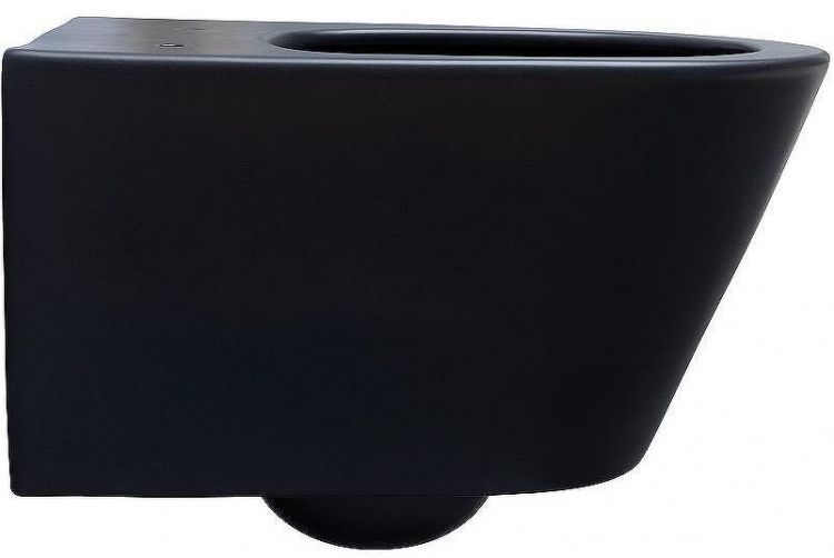 Унитаз Aquanet Lake WB 316462 подвесной Черный матовый без сиденья