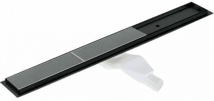 Душевой лоток Deante 90 KOS_N09D с Черной матовой решеткой / под плитку