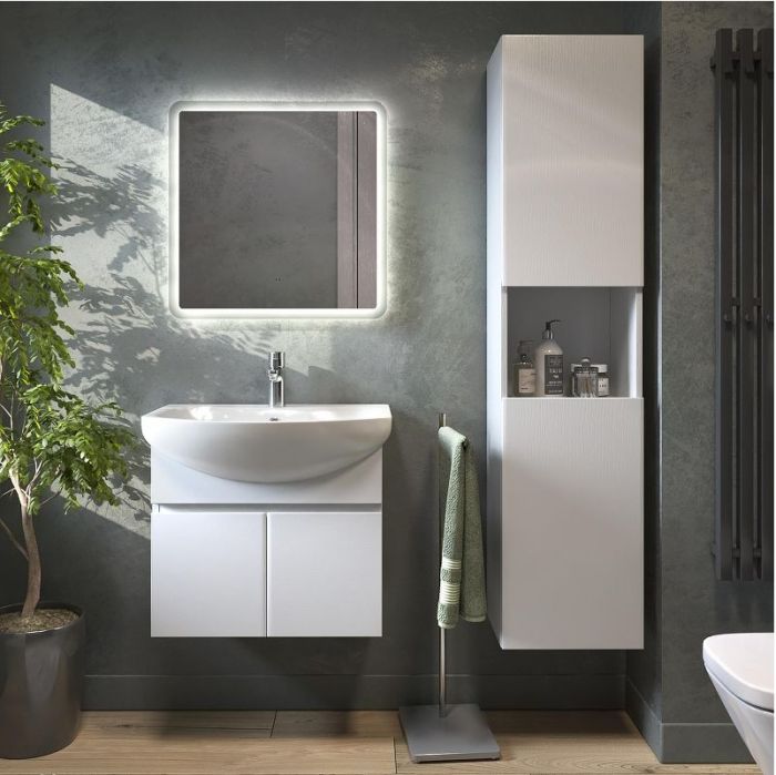 Шкаф пенал Vigo Wing 35 pp.WIN.35 подвесной цвет Белый