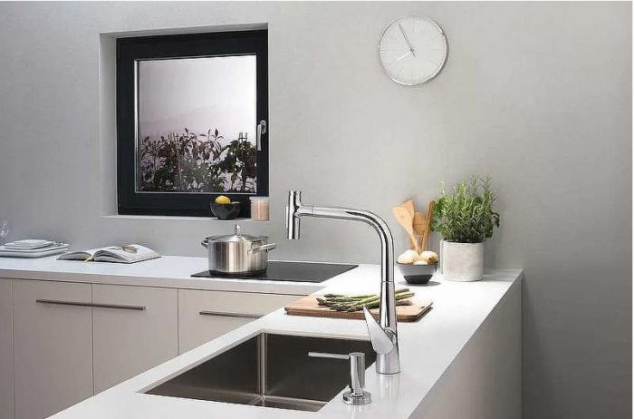 Смеситель для кухни Hansgrohe Talis Select M51 72824000 Хром