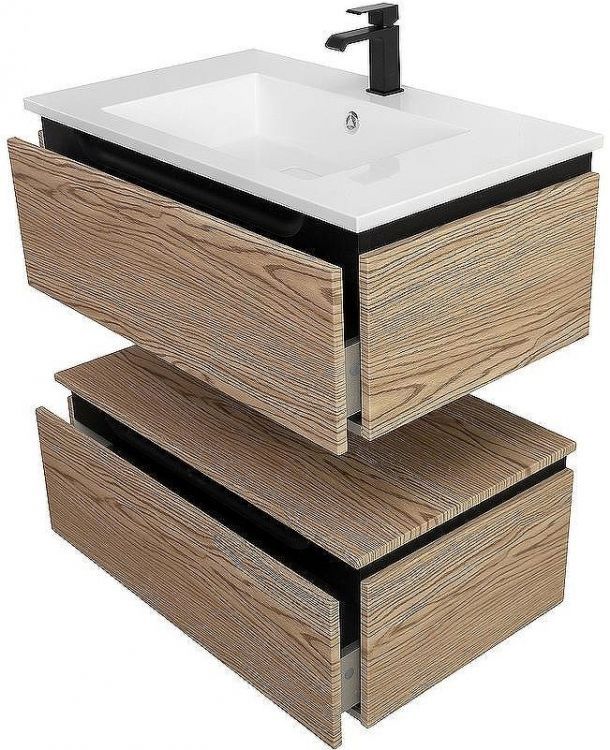 Тумба Cezares Slider 80 SLIDER-800-1C-PI-RT-P Дуб тангент