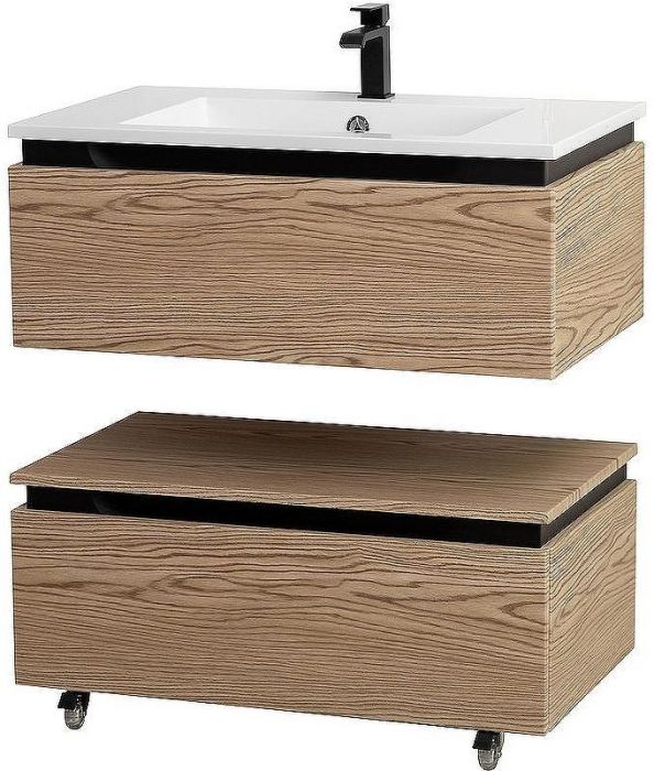Тумба Cezares Slider 80 SLIDER-800-1C-PI-RT-P Дуб тангент