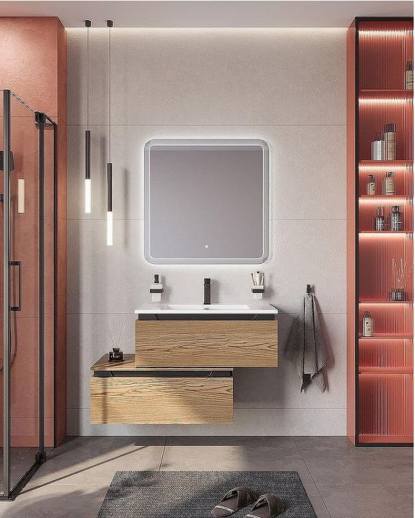 Тумба Cezares Slider 80 SLIDER-800-1C-PI-RT-P Дуб тангент