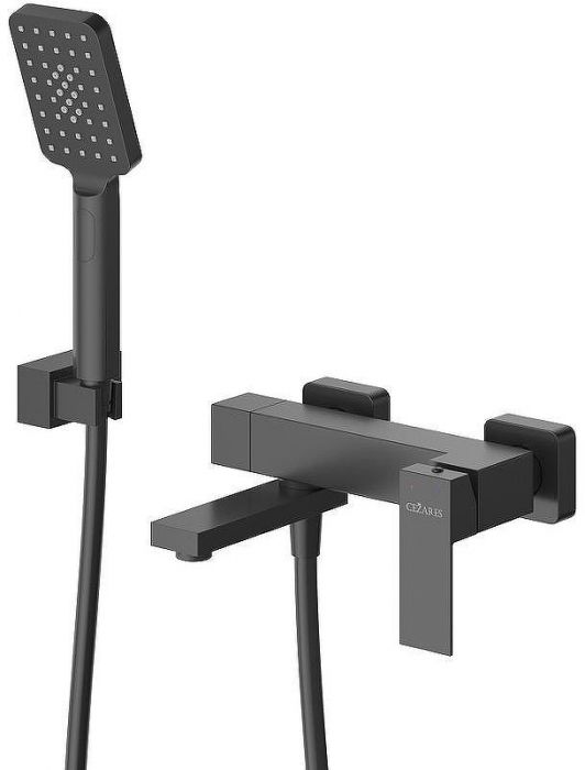 Смеситель для ванны Cezares Slider SLIDER-VD-NOP Черный матовый