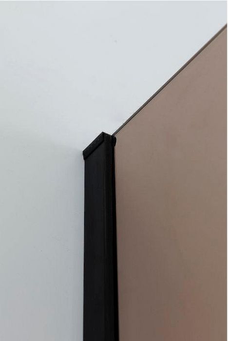 Душевой уголок Cezares Slider 80x80 SLIDER-AH-1-80-70/80-BR-NERO профиль Черный матовый стекло бронзовое