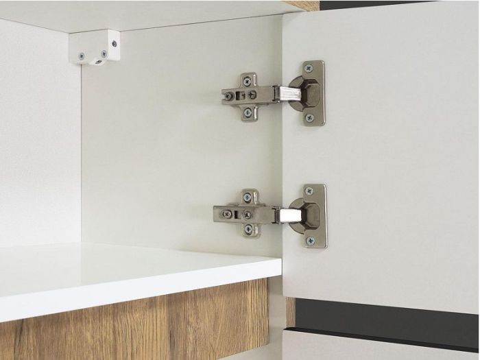 Подвесной шкаф Misty Ива 40 П-Ива05040-48 Графит Дуб Вотан