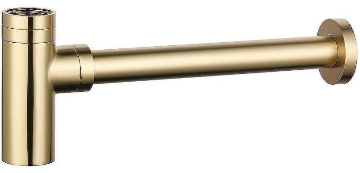 Сифон для раковины AQUAme AQM7010GG Золото глянцевое
