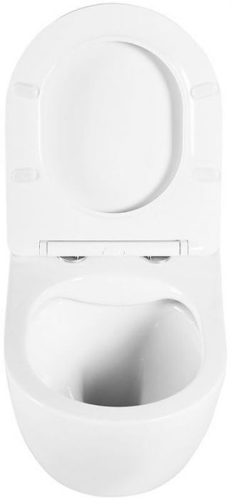 Комплект унитаза BelBagno Uno BB3105CHR/SC с инсталляцией Charus City CR.200.21.01 с сиденьем Микролифт и клавишей смыва Хром глянцевый