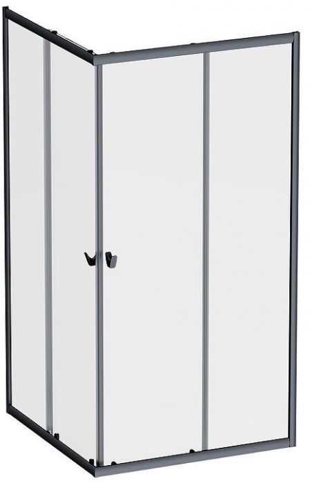 Душевой уголок AM.PM Sunny 100х100 W87G-403-100100-BT профиль Черный матовый стекло прозрачное
