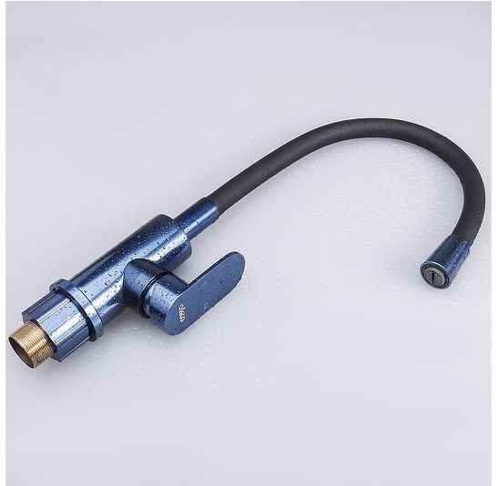 Смеситель для кухни Ekko E4223-8 цвет Синий Черный