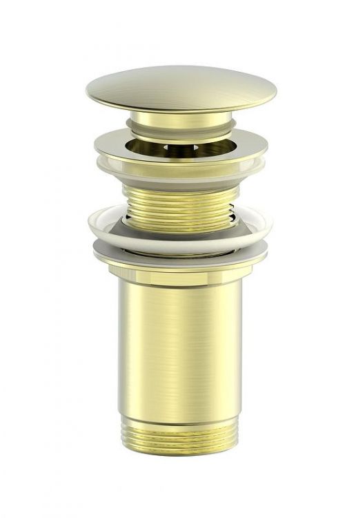 Донный клапан Wonzon & Woghand WW-88SS09-BG click-clack цвет Брашированное золото