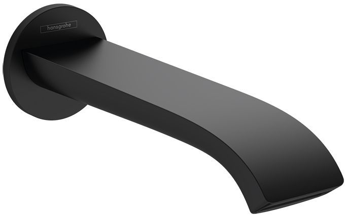 Hansgrohe Vivenis Излив для ванны, настенный, цвет: матовый чёрный матовый