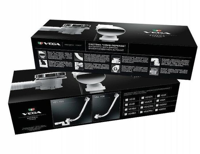 Слив-перелив Relisan Vega V55К Гл000007256 полуавтомат Хром Слив-перелив Relisan Vega V55К Гл000007256 полуавтомат Хром