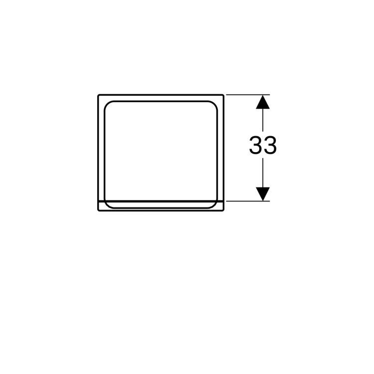 Тумба под раковину Geberit Renova Nr. 1 Plan с дверцей , 39x36, светлый вяз [869022000]