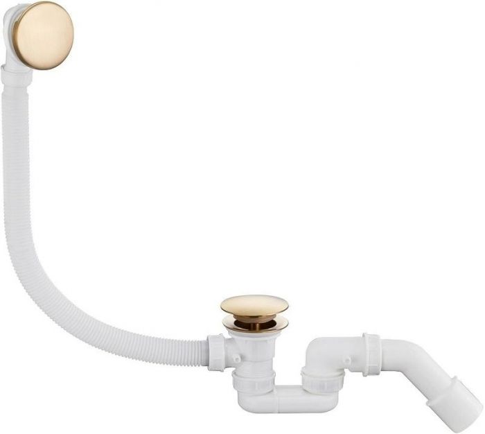 Слив-перелив FILARETE FL90GL click-clack цвет Золото брашированное