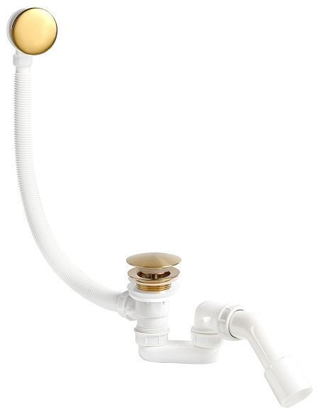 Слив-перелив FILARETE FL90GL click-clack цвет Золото брашированное