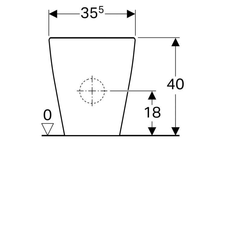 Унитаз напольный Geberit iCon, 200460000 Унитаз напольный Geberit iCon, 200460000