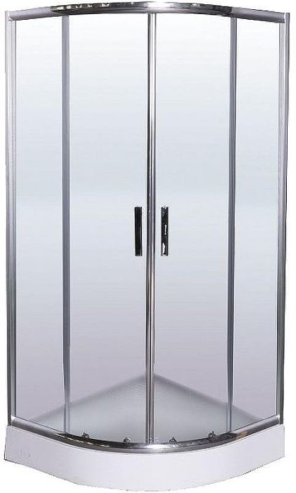 Душевой уголок Esbano ESR-8015 90x90 ESUGR8015 профиль Хром стекло рифленое