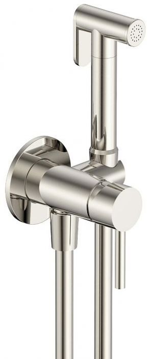 Гигиенический душ со смесителем AQUAme Siena AQM6217BN цвет Никель шлифованный