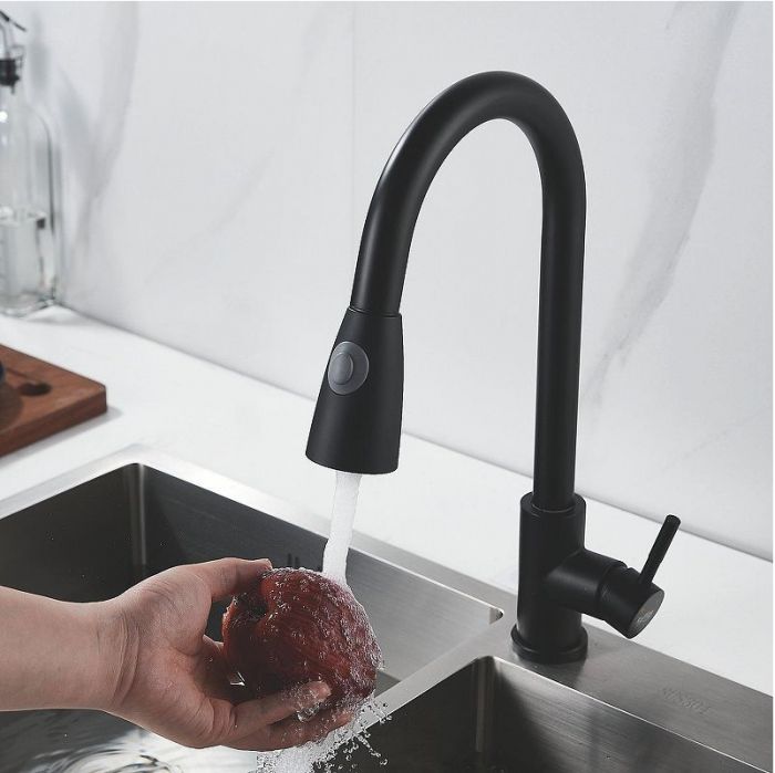 Смеситель для кухни Raffine F213H цвет Черный