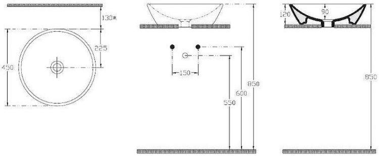 Раковина-чаша Allen Brau Fantasy 45 4.11019.20 Белая Раковина-чаша Allen Brau Fantasy 45 4.11019.20 Белая