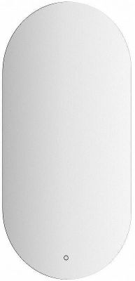 Зеркало Evoform Ledshine 100x50 BY 2697 с подсветкой 21.5 W - сенсорный выключатель - теплый белый свет
