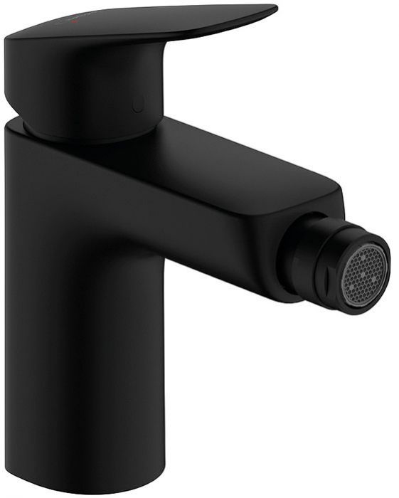 Hansgrohe Logis Смеситель для биде, 1 отв., с донным клапаном, цвет: черный матовый