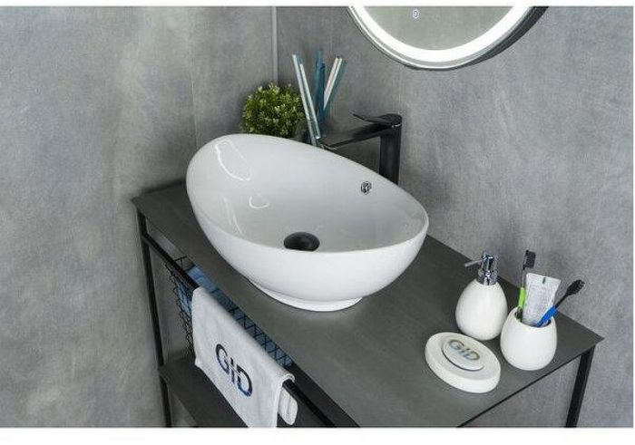 Раковина-чаша Gid Lago N9019 60 51108 цвет Белый