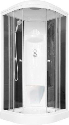 Душевая кабина Royal Bath RB 90HK6-BT-CH (черное/прозрачное)
