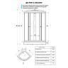 Душевая кабина Triton Риф 90x90 А