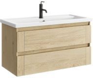 Тумба под раковину Aqwella Astrid 100 AST0110DD подвесная Дуб Давос
