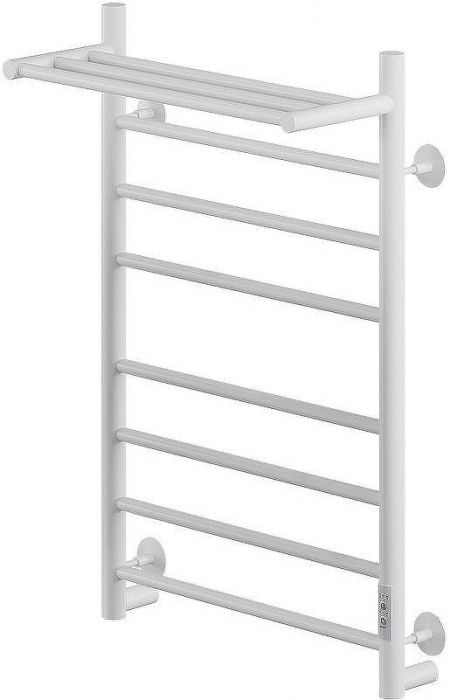 Электрический полотенцесушитель Ника Way-2 80/50 U с полкой Белый матовый