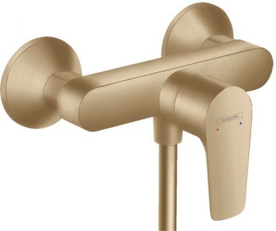 Hansgrohe Talis E Смеситель для душа, настенный, цвет: шлифованная бронза