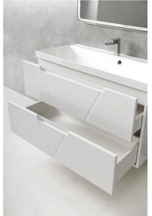 Тумба под раковину BelBagno Vittoria 100 Белая/Bianco Lucido