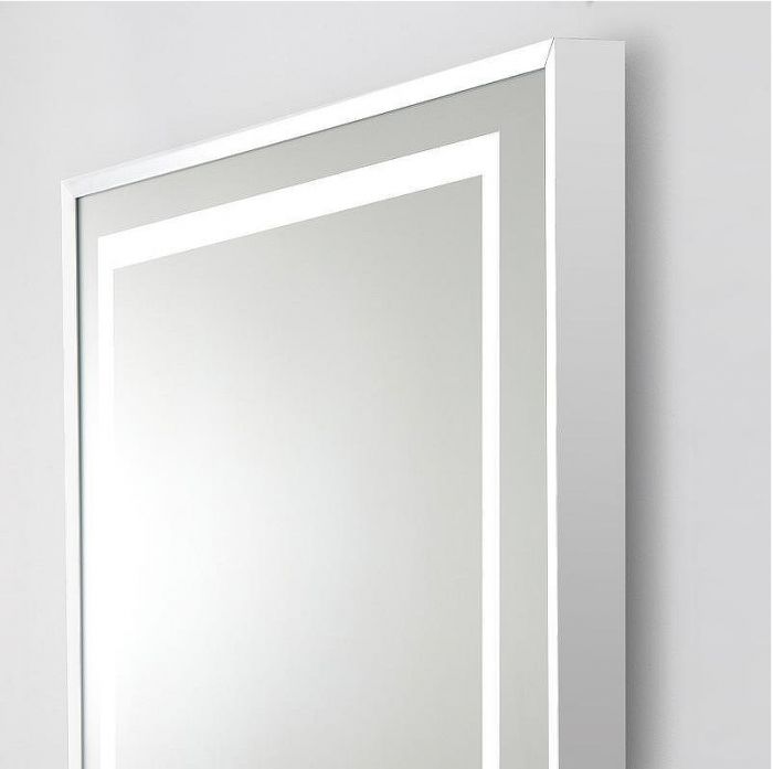 Зеркало BelBagno Kraft 70 SPC-KRAFT-700-900-LED-TCH-WARM с подсветкой Сатин с сенсорным выключателем и подогревом
