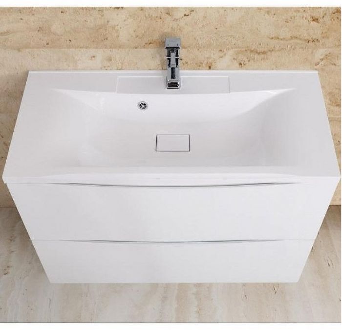 Тумба под раковину BelBagno Marino 70 MARINO-700-2C-PIA-BL-P Bianco Lucido