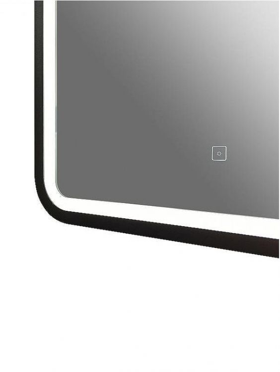 Зеркало Art&Max Genova AM-Gen-600-800-DS-F с сенсорным выключателем Черное