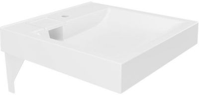 Раковина Paola Siena 60x60 на стиральную машину Белая глянцевая